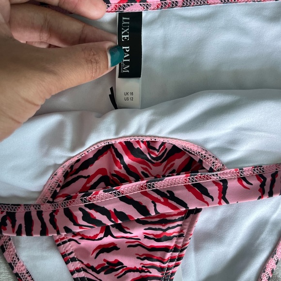 Luxe Palm Bikini Top and Bottom - Picture 6 of 6